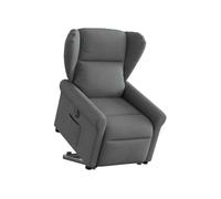 stoel électrique réglable tissu gris foncé