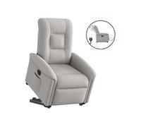 stoel électrique réglable tissu wolk gris