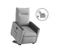 stoel électrique réglable tissu wolk gris