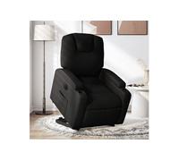 vidaXL Fauteuil inclinable électrique noir tissu