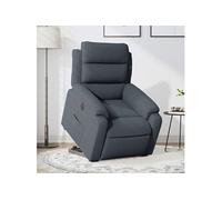 vidaXL Fauteuil inclinable électrique - Gris velours