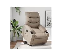 vidaXL Fauteuil Relax - Cappuccino Similicuir