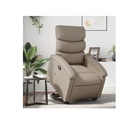 vidaXL stoel similicuir cappuccino Marron G