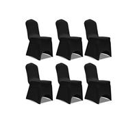 Stoelhoes Stretch Zwart (6 stuks)241198
