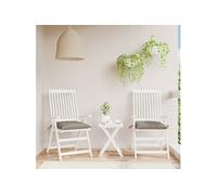 vidaXL Coussins de chaise - Taupe
