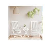 vidaXL Coussins de chaise lot de 2 motif de feuilles 50x50x4 cm tissu