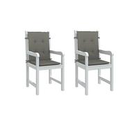vidaXL Siège Bas - 100 x 50 x 4 cm - Gris Foncé