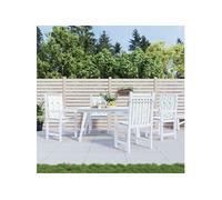 vidaXL Stoelkussens 4 st lage rug bladpatroon stof361329 G