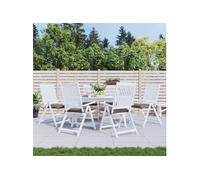 vidaXL Stoelkussens 6 st 40x40x7 cm oxford stof taupe361476 Taupe G