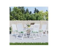 vidaXL Coussin de chaise lot de 6 - Feuilles 50x50x3 cm