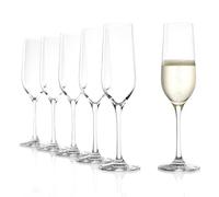 Stölzle Lausitz Flûtes à Champagne Classic Lot de 6 190ml - Élégantes Coupes pour Prosecco & Vins Mousseux - Verre en Cristal Durable & Lavable au Lave-Vaisselle - Fabriqué en Allemagne