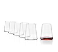 Stölzle Lausitz Gobelets à Vin Rouge Symphony 6 × 520 ml - Verres Sans Pied Modernes pour Arômes Optimaux - Plats en Cristal - Lavable en Lave-Vaisselle & Fabriqués en Allemagne