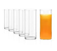 Stölzle Lausitz Kyoto Bar - Lot de 6 verres à eau - 430 ml - Parfaits pour l'eau, le jus ou les cocktails - Verres à jus en cristal lavables au lave-vaisselle - Verres universels modernes et sobres