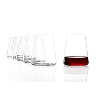 Stölzle Lausitz Lot de 6 verres à vin sans pied Power - 515 ml - Lavables au lave-vaisselle - Verre cristal sans plomb - Qualité supérieure - Élégants et incassables.