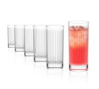 Stölzle Lausitz NYB SOHO Verres à Jus Lot de 6, 380 ml - Verres Élégants Polyvalents pour Jus, Eau & Cocktails - Verres en Cristal Sans Plomb - Compatible Lave-Vaisselle, Fabriqué en Allemagne