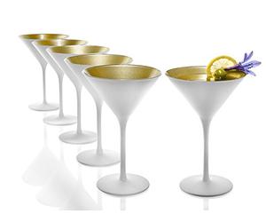 Stölzle Lausitz Olympic Calice, Matt White & Gold, 24 cl