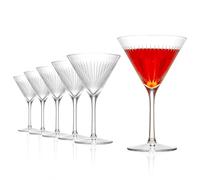 Stölzle Lausitz SOHO Coupes à Cocktail 6 Pièces 250ml - Verres Élégants pour Martini & Cosmopolitan - Verres en Cristal de Haute Qualité avec Design Conique - Compatibles Lave-Vaisselle