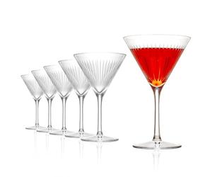 Stölzle Lausitz SOHO Coupes à Cocktail 6 Pièces 250ml - Verres Élégants pour Martini & Cosmopolitan - Verres en Cristal de Haute Qualité avec Design Conique - Compatibles Lave-Vaisselle