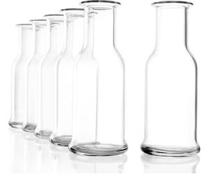 Stölzle Lausitz Stölzle Oberglas Carafe en verre Purity / Set de 12 petites carafes 100 ml/Carafe en verre de haute qualité adaptée comme carafe à eau