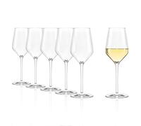 Stölzle Lausitz Symphony Lot de 6 Verres à Vin Blanc 405 ml - Verres en Cristal Haut de Gamme - Compatible Lave-Vaisselle & Résistant aux Chocs - Fabriqué en Allemagne