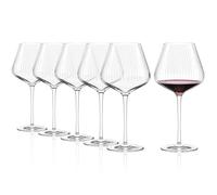 Stölzle Lausitz Symphony Verres à Vin Bourgogne Lot de 6 - 710 ml - Élégants Ballons en Cristal Sans Plomb pour une Explosion d’Arômes - Lavables au Lave-Vaisselle & Résistants aux Chocs
