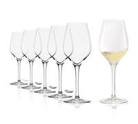 Stölzle Lausitz Verre de Dégustation Exquisit Lot de 6, 270ml - Élégants Verres à Vin en Cristal Idéaux pour la Dégustation de Vins Rouges & Blancs - Résistants au Lave-Vaisselle et aux Chocs