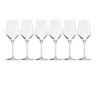 Stölzle Lausitz Verres à vin blanc Quatrophil – Lot de 6 405ml cristal résistants au lave-vaisselle