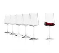 Stölzle Lausitz Verres à Bordeaux Power Lot de 6, 650 ml - Verres à Vin Haut de Gamme Idéaux pour Bordeaux - Goblets en Cristal Modernes pour Saveurs Maximales - Résistants au Lave-Vaisselle