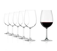 Stölzle Lausitz Verres à Bordeaux Weinland Lot de 6, 540ml - Élégants Verres à Vin Rouge en Cristal - Idéal pour le Vin de Bordeaux, Compatibles Lave-Vaisselle, Fabriqués en Allemagne