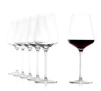 Stölzle Lausitz Verres à bourgogne Quatrophil Lot de 6, 710 ml - Verres à vin rouge élégants pour le Bourgogne & Pinot Noir - Ballon de Bourgogne en cristal - Résistant au lave-vaisselle & aux chocs