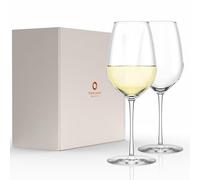 Stölzle Lausitz Verres à Vin Blanc Fino Lot de 2, 450 ml - Élégants Verres en Cristal pour Vins Blancs - Calice Raffiné Sans Plomb - Résistants, Lavables au Lave-Vaisselle - Fabriqués en Allemagne