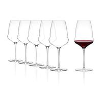 Stölzle Lausitz Verres à Vin Bordeaux Cocoon Lot de 6, 745 ml - Verres à Vin Rouge Haut de Gamme pour Bordeaux - Cristal Extravagant pour un Développement Optimal des Arômes - Lave-Vaisselle