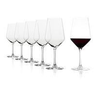 Stölzle Lausitz Verres à Vin Bordeaux Revolution Lot de 6, 650 ml - Verres de Haute Qualité en Cristal pour Bordeaux, Amarone & Syrah - Résistants au Lave-Vaisselle
