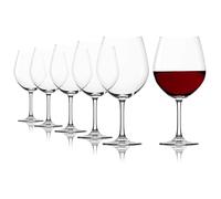 Stölzle Lausitz Verres à Vin Rouge Classic Lot de 6 770ml - Élégants Verres pour Bourgogne - Cristal Idéal pour l’Aromatisation - Lavable en Machine & Résistant