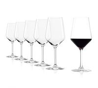 Stölzle Lausitz Verres à Vin Rouge Revolution Lot de 6, 490 ml - Verres en Cristal de Haute Qualité pour Vin Rouge - Design Élégant pour Maximiser les Arômes - Lave-vaisselle et Résistant aux Chocs