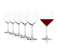 Stölzle Lausitz Verres à Vin Rouge Revolution Lot de 6, 545 ml - Verres Élégants pour Bourgogne - Cristal Premium pour une Saveur Maximale - Lavable au Lave-Vaisselle & Résistant