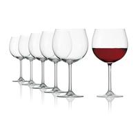 Stölzle Lausitz Verres à Vin Rouge Wineland Lot de 6, 650 ml - Verres Élégants pour Bourgogne - Cristal pour un Développement Optimal des Arômes - Lavable et Résistant