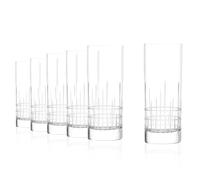 Stölzle Lausitz Verres Longdrink NYB Manhattan Lot de 6, 405 ml - Verres élégants pour cocktails, eau & jus - Verres en cristal de haute qualité - Résistants aux chocs & compatibles lave-vaisselle