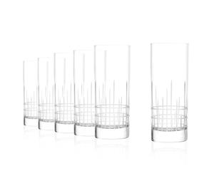 Stölzle Lausitz Verres Longdrink NYB Manhattan Lot de 6, 405 ml - Verres élégants pour cocktails, eau & jus - Verres en cristal de haute qualité - Résistants aux chocs & compatibles lave-vaisselle