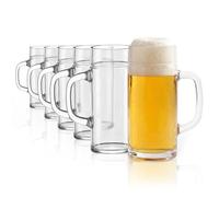 Stölzle - Lot de 6 chopes à bière - 0,5 l - Résistantes et légères - 0,5 l - Passent au lave-vaisselle