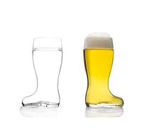 STÖLZLE OBERGLAS Bottes à bière 500 ml I lot de 2 I verres élégants 0,5 l I lavable au lave-vaisselle I cristal sans plomb I résistant aux chocs I chopes à bière de qualité I bottes
