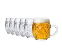 Stölzle - Set de 6 chopes à bière Tübinger avec surplus, 0,5 l, chope à bière stable de 0,5 l, lavable au lave-vaisselle