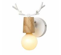 Stoex Applique murale tête de cerf - Blanc