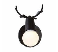 Stoex Applique murale tête de cerf - Noir