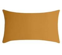 Stof - Coussin - Taille 30x50 cm - 100% Polyester - Couleur Curry - Modèle Nelson - Épaisseur Idéale - Confortable et Élégant - Agréable au Toucher