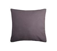 STOF - Coussin - Taille 40x40 cm - 100% Coton - Couleur Gris - Modèle Duo - Épaisseur Idéale - Confortable et Élégant - Agréable au Toucher