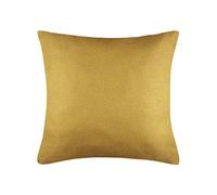 Stof - Coussin - Taille 50x50 cm - 100% Polyester - Couleur Moutarde - Modèle Copenhague - Épaisseur Idéale - Confortable et Élégant - Agréable au Toucher