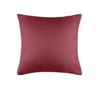 Stof - Coussin - Taille 50x50 cm - 100% Polyester - Couleur Rouge - Modèle Copenhague - Épaisseur Idéale - Confortable et Élégant - Agréable au Toucher