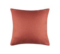 Stof - Coussin - Taille 50x50 cm - 100% Polyester - Couleur Terracotta - Modèle Copenhague - Épaisseur Idéale - Confortable et Élégant - Agréable au Toucher