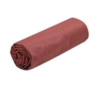 STOF - Drap Housse -Taille 140x190(200) cm Grand Bonnet 30 cm -100% Coton certifié Oeko-Tex - Couleur Grenache -Modèle Eden - Linge de Lit pour Maison - Doux et Confortable pour Nid Douillet